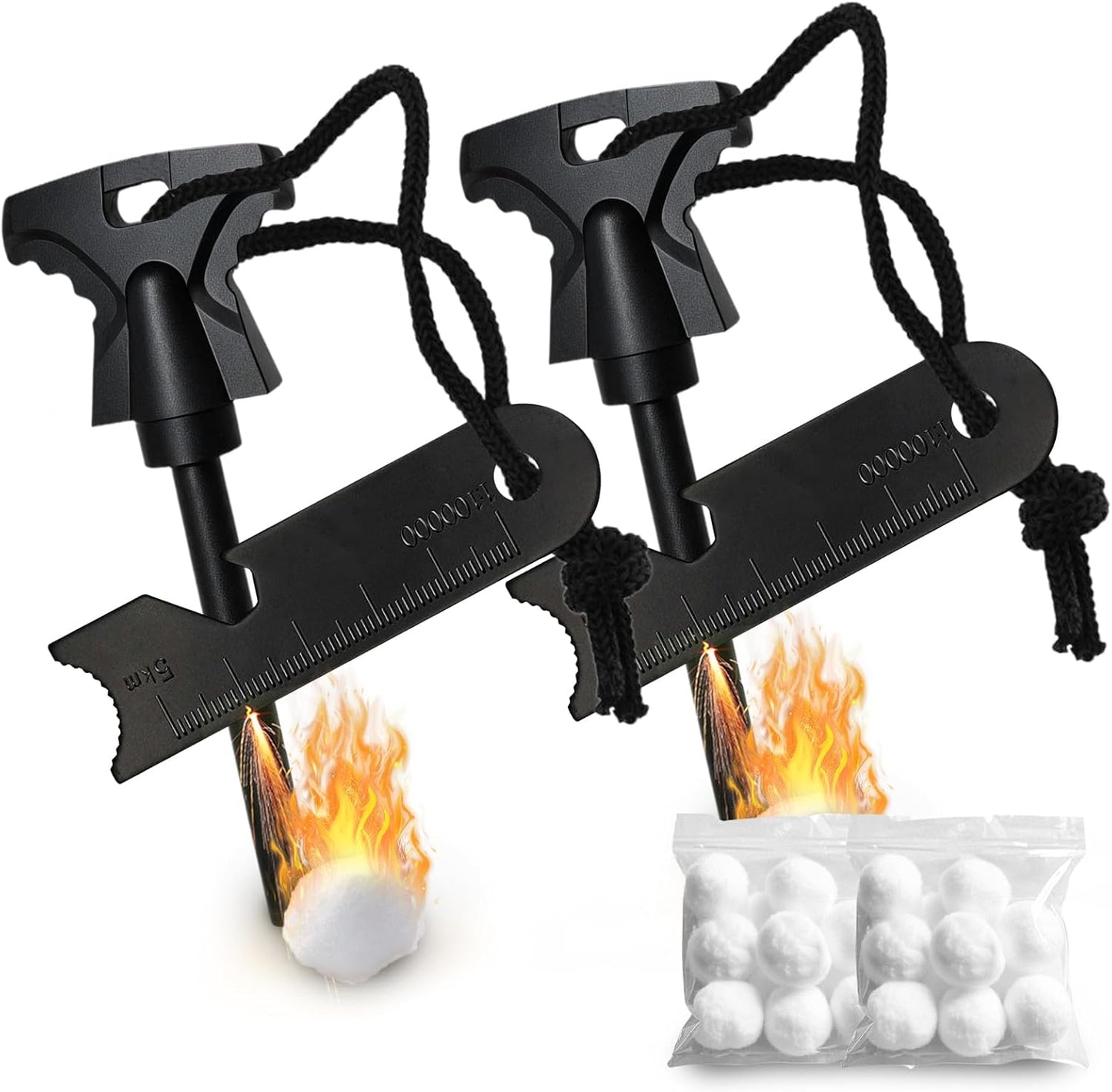🎁 2PCS Magnesium Fire Starter with Striker (100% off)