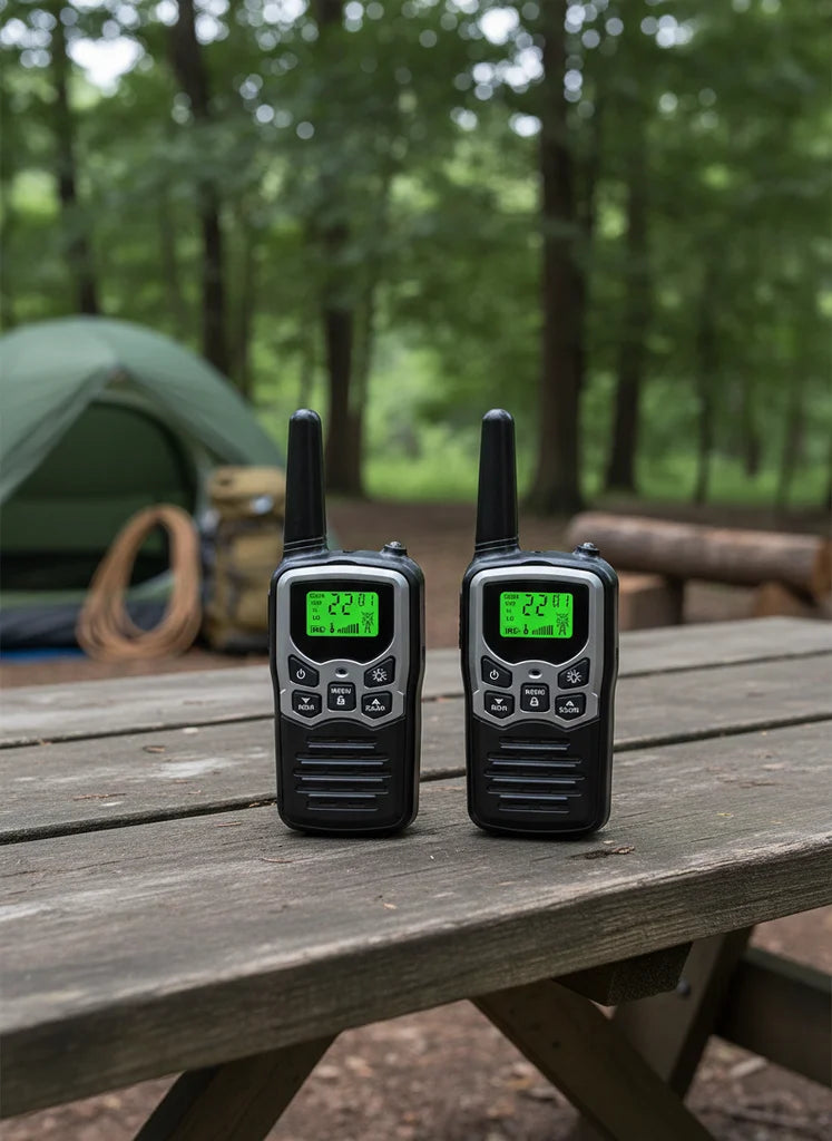 Long Range Walkie Talkies - 22 Channel (2 Pack)