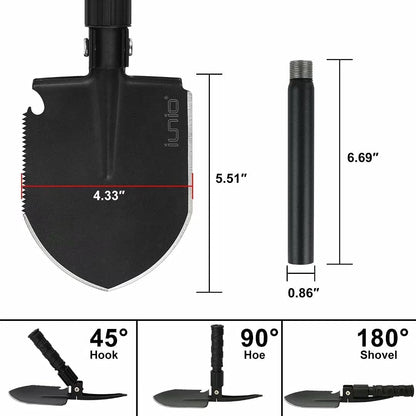 Multifunction Foldable Camping Shovel