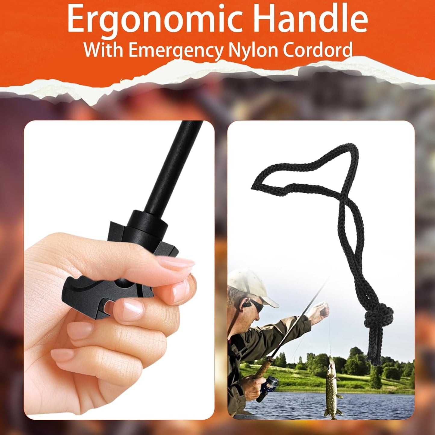 2PCS Magnesium Fire Starter with Striker