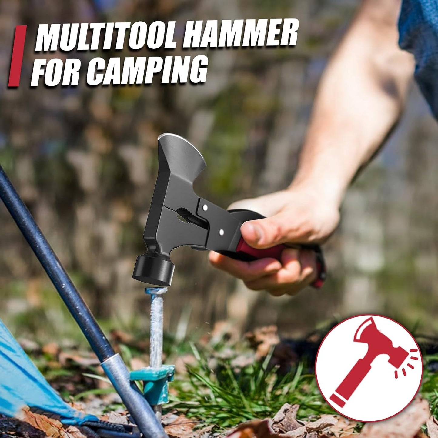 15-in-1 Portable Multitool Axe Hammer