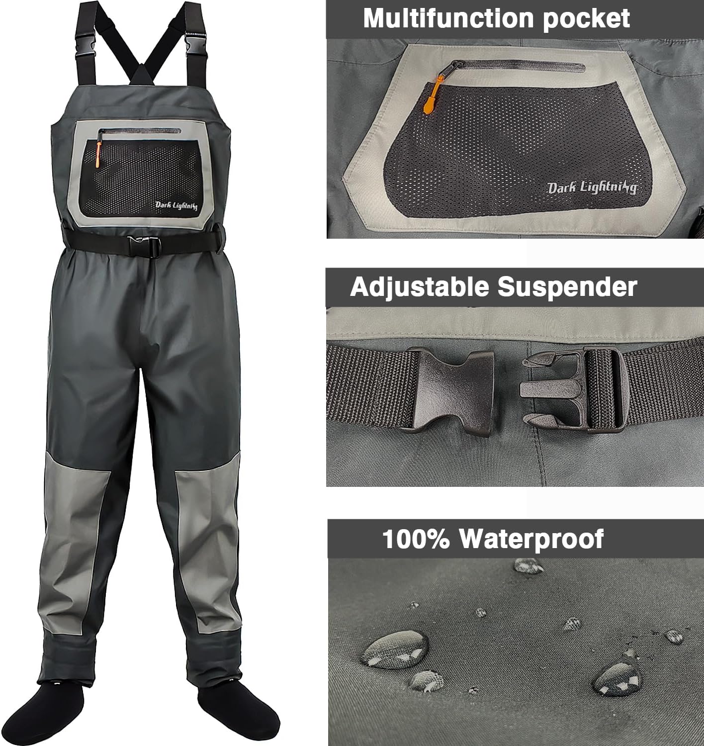 Breathable Insulated Chest Waders