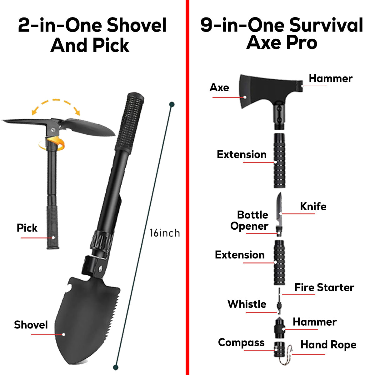 Emergency 72-Hour Axe Kit