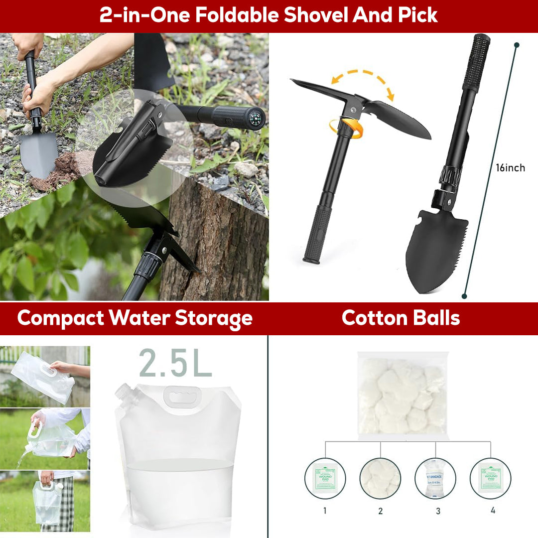 262Pc 72-Hour Emergency Axe Kit