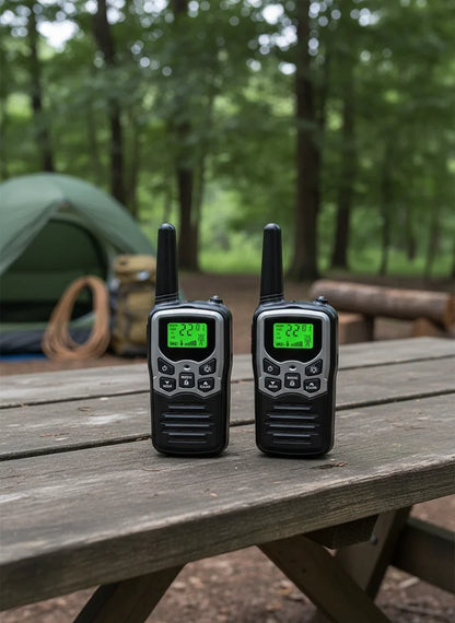 Long Range Walkie Talkies - 22 Channel (2 Pack)